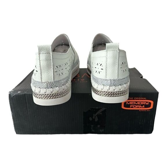 Bernie Mev. NYC TW99 White Memory Foam Slip On Shoes Style Size EU 41 US 11 - Picture 6 of 10
